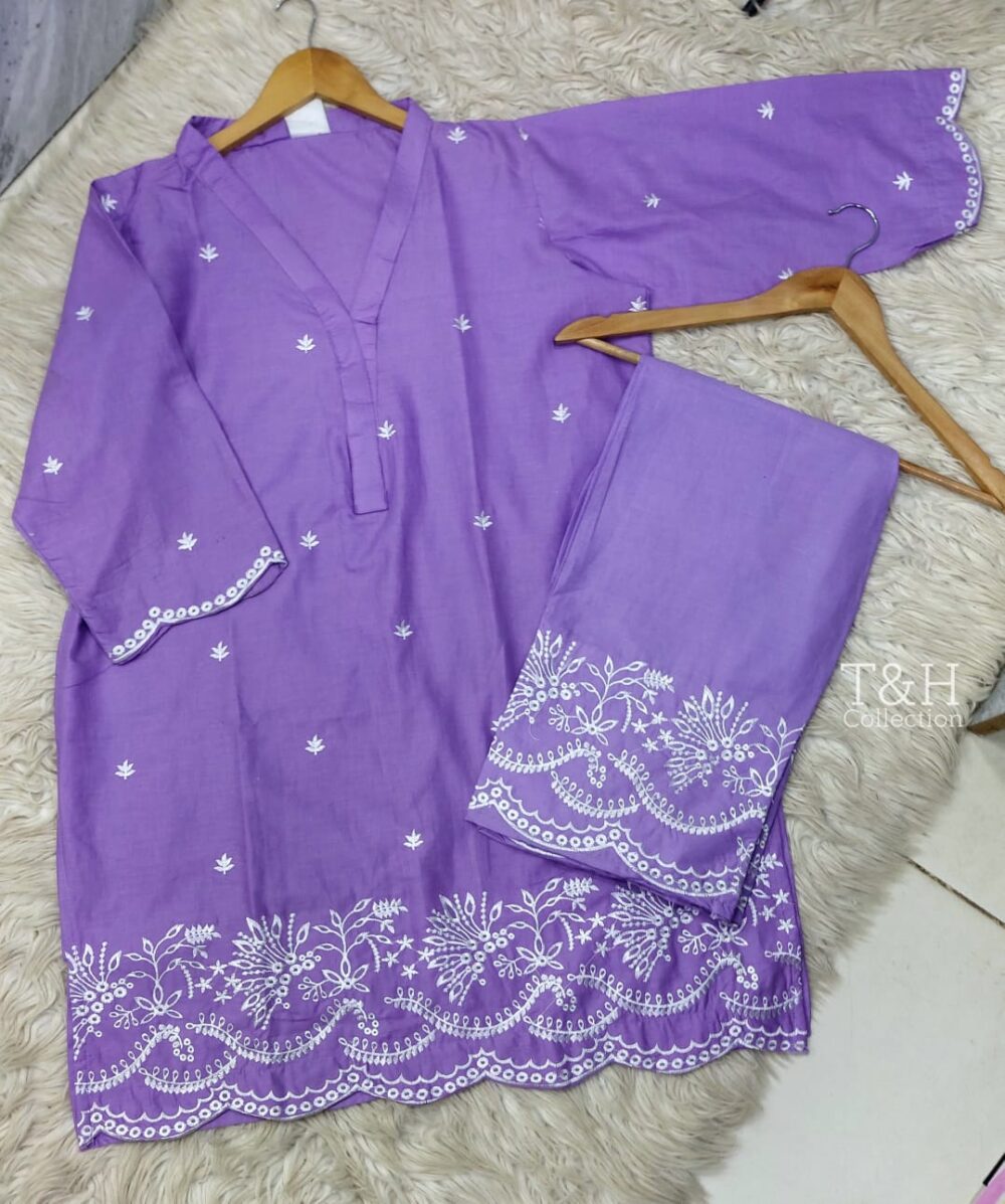Lawn Embroidered 2 piece Stitched - Image 2