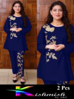 Embroidered 2 Piece Stitched Suit - Image 2