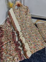 STITCHED PRINTED SWISS LAWN 3 piece Suit - Image 8