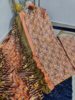 STITCHED PRINTED SWISS LAWN 3 piece Suit - Image 9