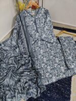 STITCHED PRINTED SWISS LAWN 3 piece Suit