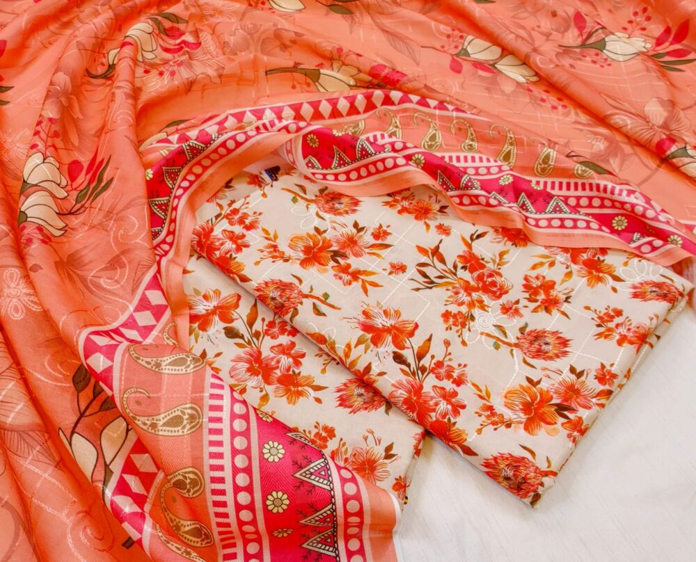 Al-MaiRaj unstitched 3 piece Collection - Image 9