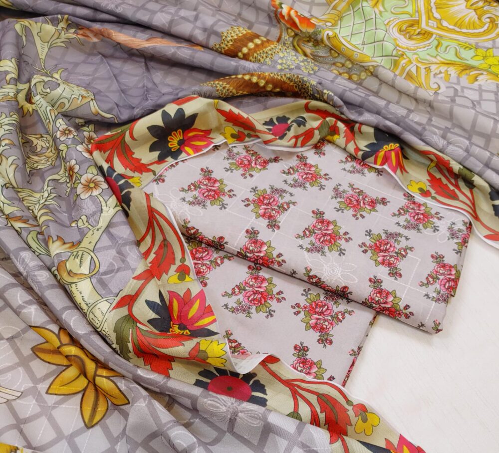 Al-MaiRaj unstitched 3 piece Collection - Image 5