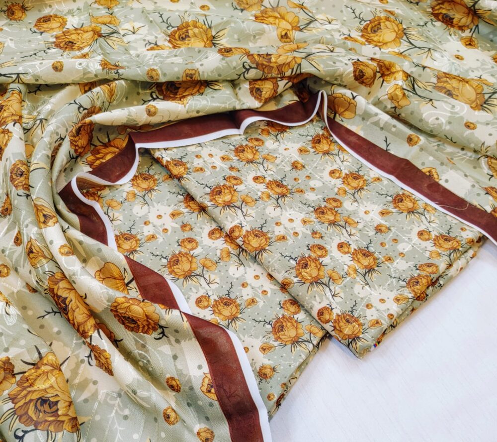 Al-MaiRaj unstitched 3 piece Collection - Image 4