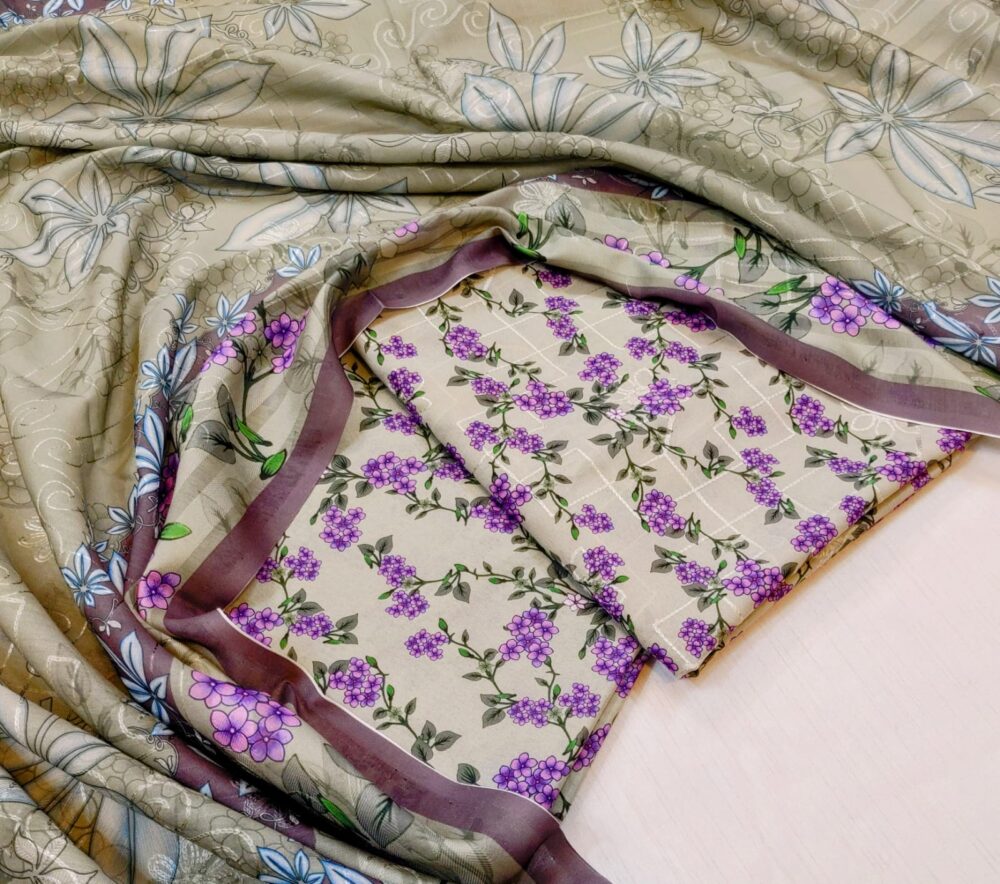 Al-MaiRaj unstitched 3 piece Collection - Image 1