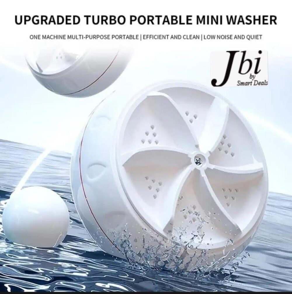 Mini Portable USB Operate Washing Machine Turbine with Box - Image 3