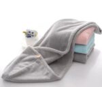 Hair Dryer Cap Towel Wrap Towel Quick Dry Cap Towel 100% Cotton Turban - Image 5