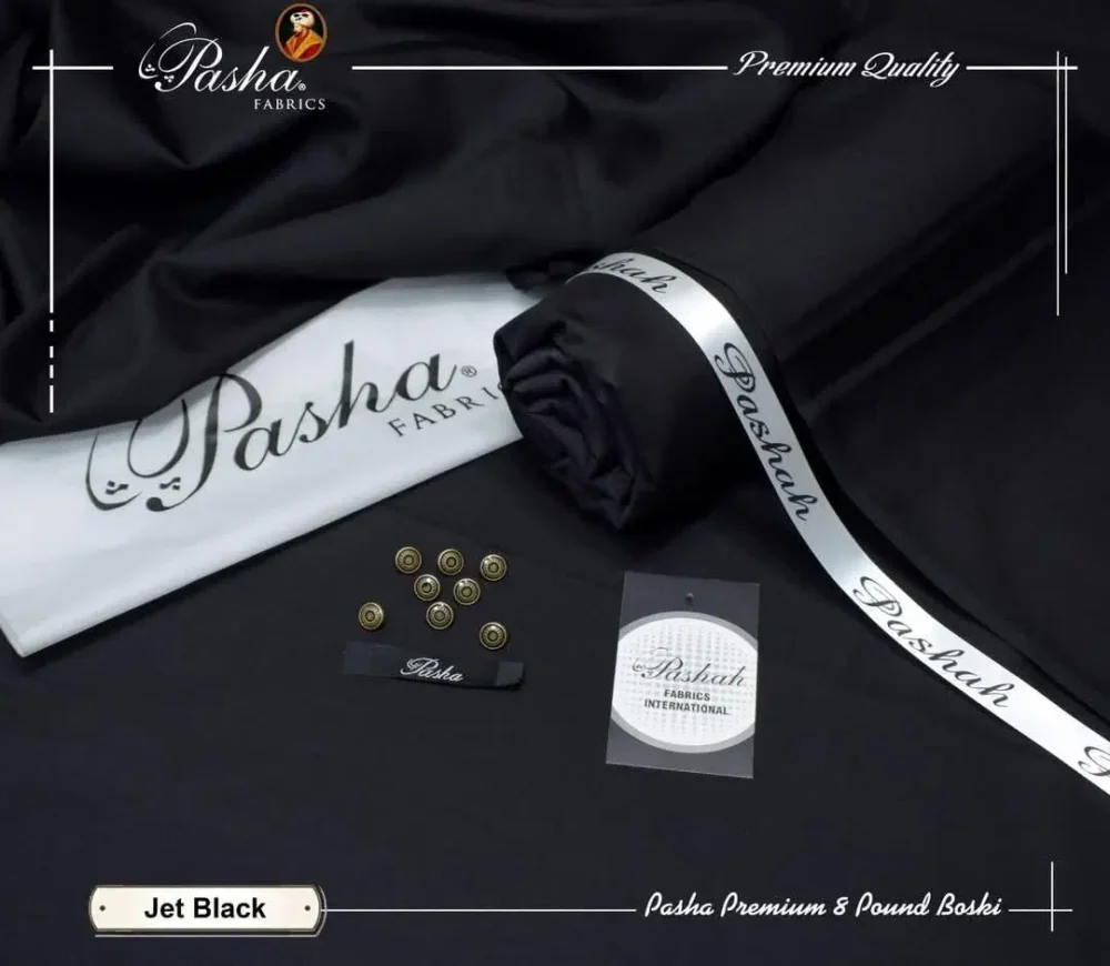 Men’s Unstitched Boski Plain Suit - Image 1